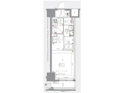 AZEST高島平(1K/2階)の間取り写真