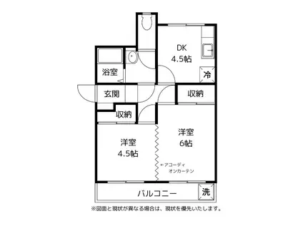松浦ビル(2DK/2階)の間取り写真