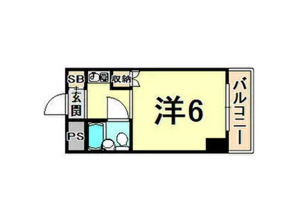 アネックス高座(ワンルーム/3階)の間取り写真