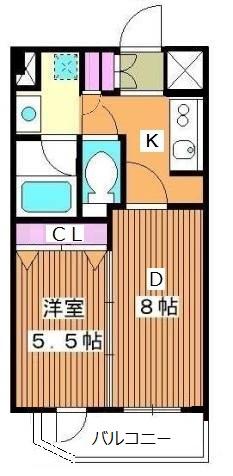 グリーンフィールド小竹向原(1DK/3階)の間取り写真