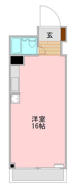 グランドメゾン大手町(ワンルーム/3階)の間取り写真