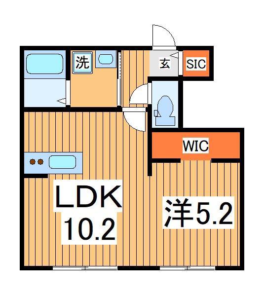 セナリオフォルム柏たなかⅡ(1LDK/1階)の間取り写真