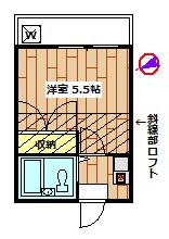 ライフピア青葉(1K/1階)の間取り写真