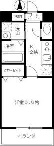 MELIV桜山(1K/3階)の間取り写真