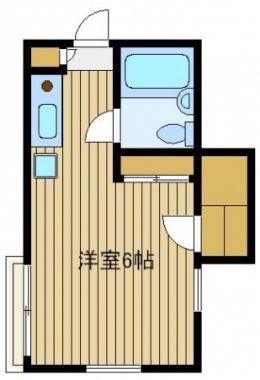 ストーンズ中村橋(ワンルーム/2階)の間取り写真