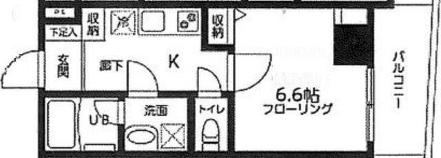 プレミアパル.高田馬場(1K/5階)の間取り写真