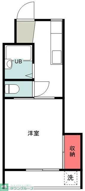 白樺コーポ(1K/3階)の間取り写真