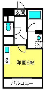 ＪＲ京浜東北線 浦和駅 徒歩5分 3階建 築18年(ワンルーム/3階)の間取り写真