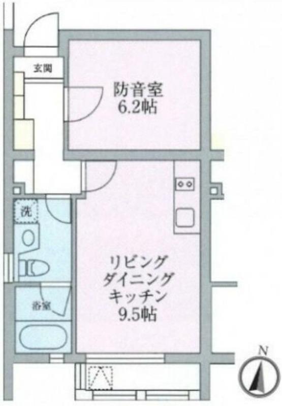 アルティスタ(1LDK/3階)の間取り写真