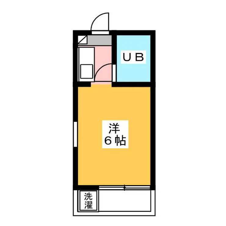 パレス鷹の台 1階階 間取り