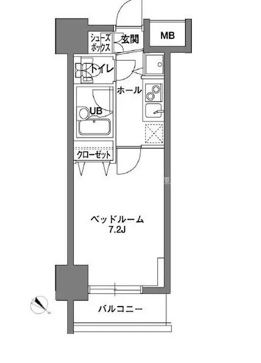 KDX岩本町レジデンス 6階階 間取り