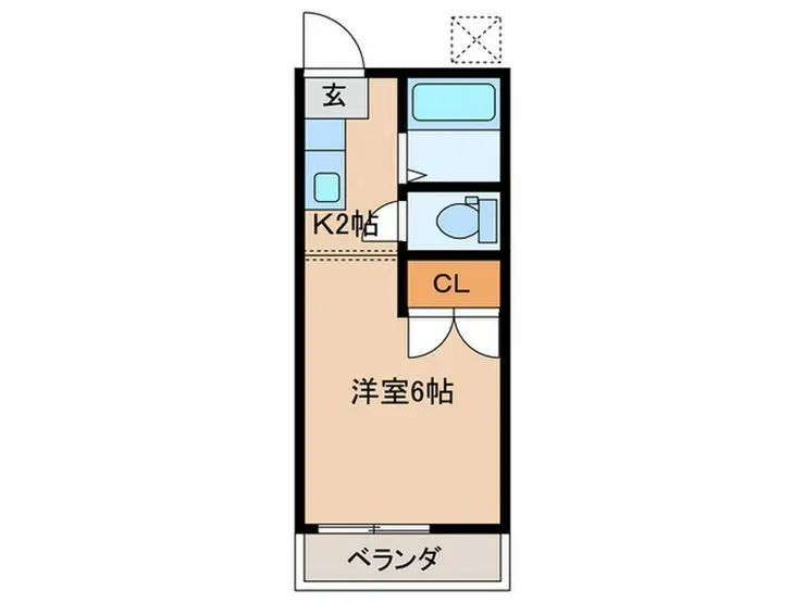 パナハイツグリーン 1階階 間取り