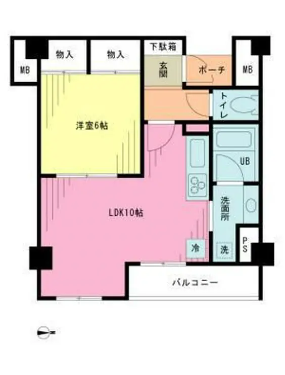 グリンデルヒルズ 3階階 間取り