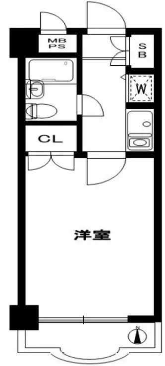木下ダイヤモンドパレス 5階階 間取り