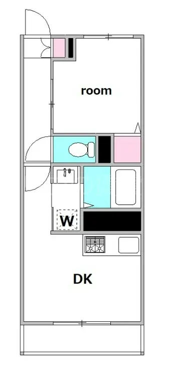 大森永谷マンション 6階階 間取り