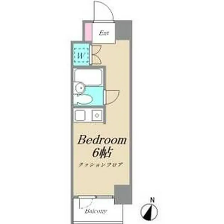 朝日プラザ東池袋 7階階 間取り