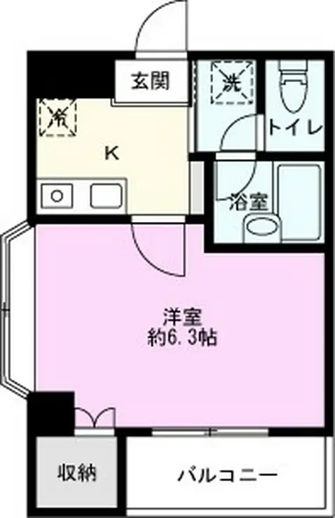 TNC梅田ハイツ 2階階 間取り