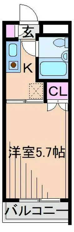 ハイタウン大倉山NO.3 2階階 間取り