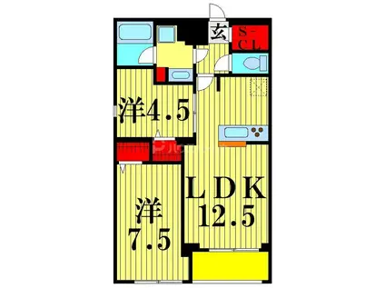 アーバンパーク梅島(2LDK/3階)の間取り写真