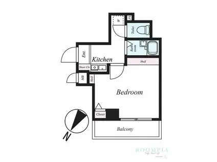 アイディ西小山(1K/3階)の間取り写真