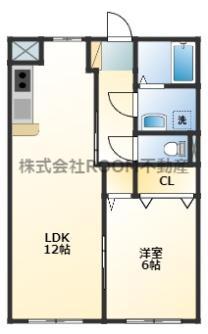 GRANSTAR7(1LDK/2階)の間取り写真