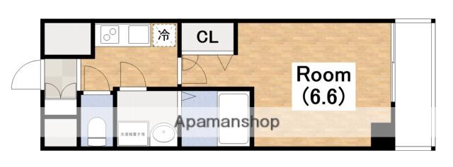RAYSPRODUCT西住之江ADAMU(1K/4階)の間取り写真