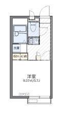 レオパレストリメゾン(1K/2階)の間取り写真