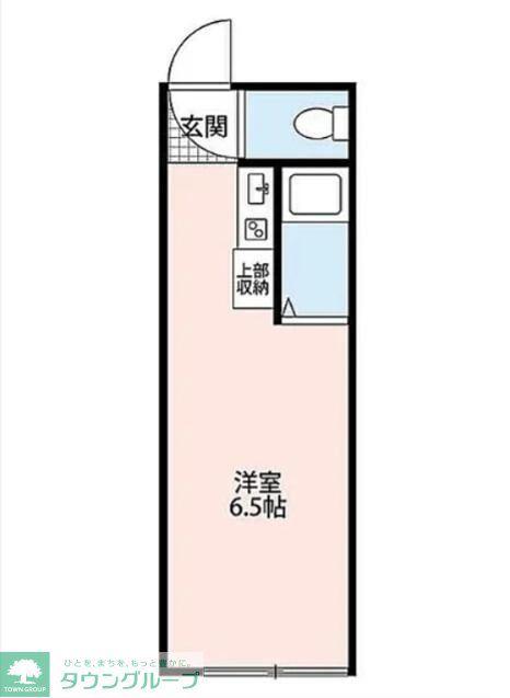 エルミタージュ(1K/2階)の間取り写真