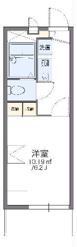 レオパレスクレスト(1K/3階)の間取り写真