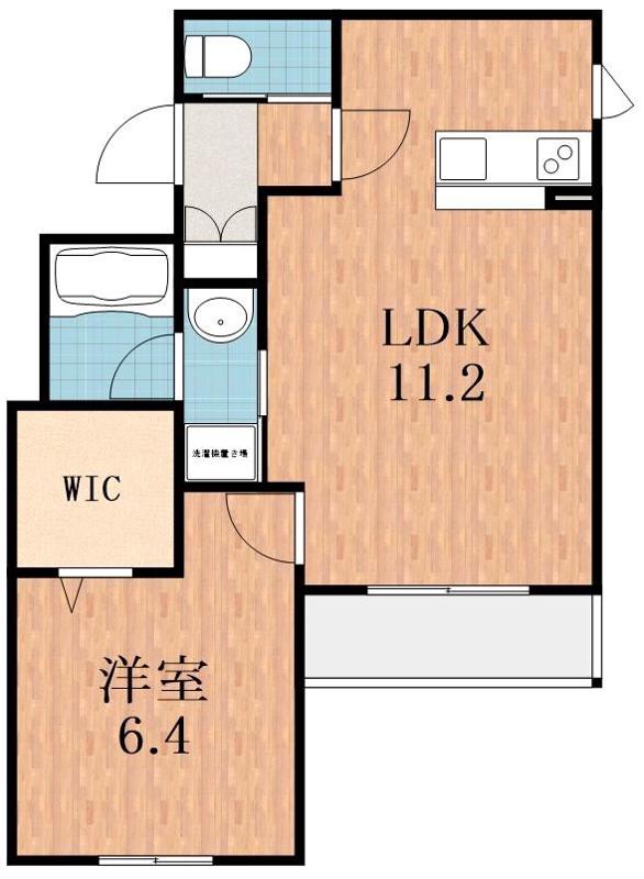 ヘーベルメゾン我孫子(1LDK/3階)の間取り写真