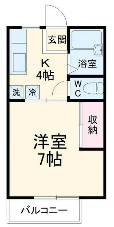 ホワイトハイツ 2階階 間取り
