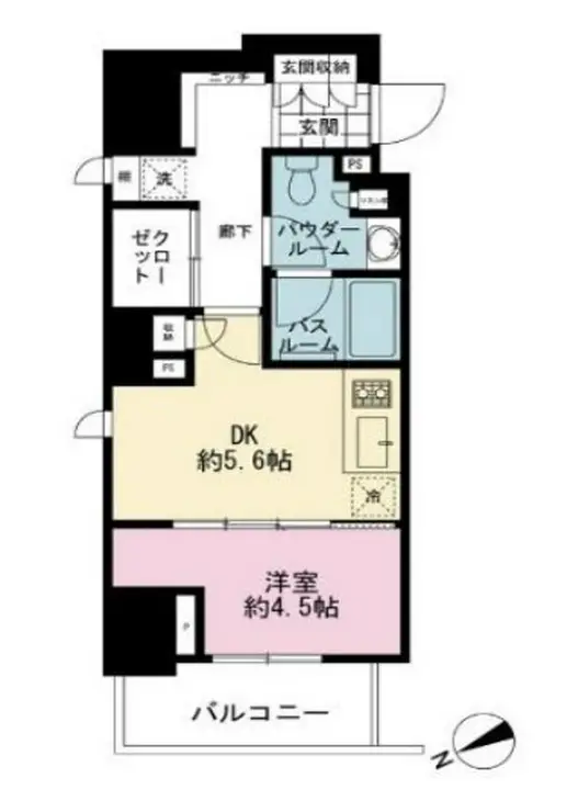 アトラス西早稲田 13階階 間取り