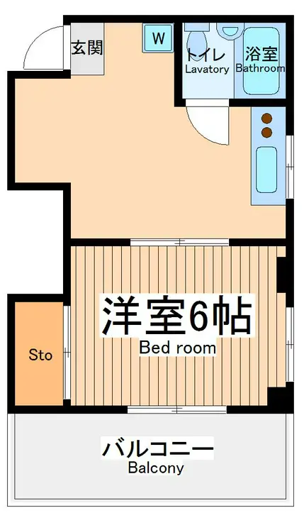 コーポタマ 2階階 間取り