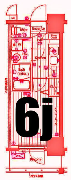 ガーラ・グランディ川崎榎町 11階階 間取り