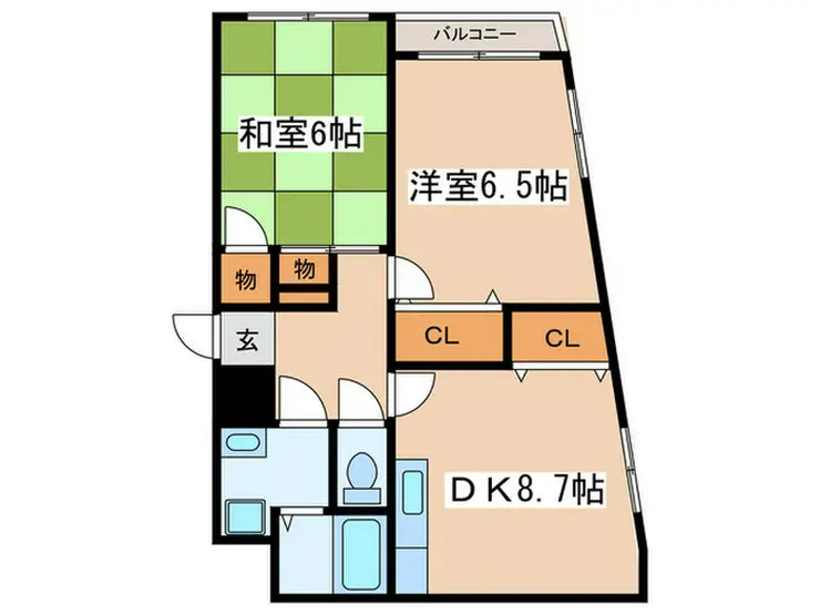 リトルガーデン 3階階 間取り