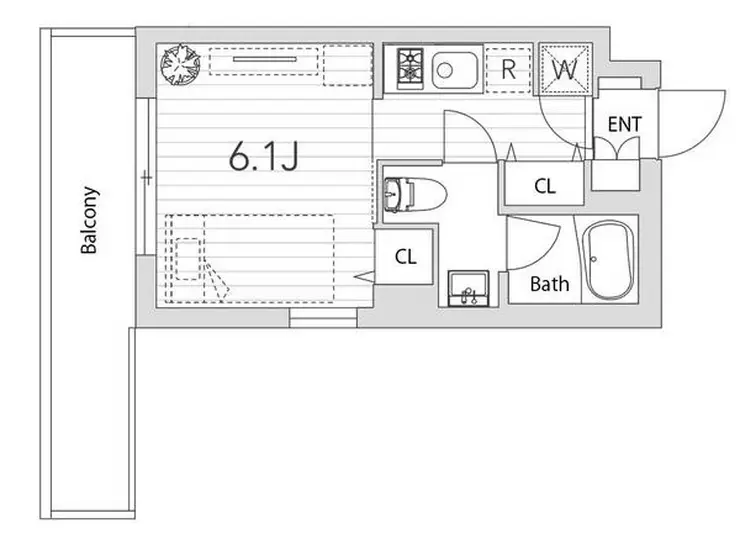 ミモザ若林 3階階 間取り