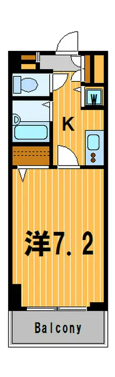 グランド・ガーラ横浜関内 8階階 間取り