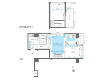 ZOOM広尾 ズーム広尾(1LDK/6階)の間取り写真