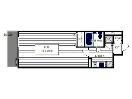 アドリーム横浜初音(1K/5階)の間取り写真