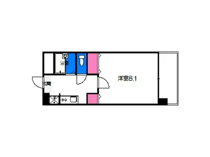 HIYORI-I(1K/3階)の間取り写真