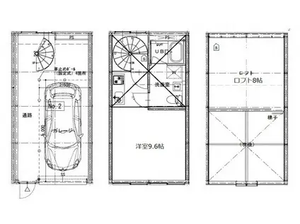 GLB・R04(ワンルーム/1階)の間取り写真