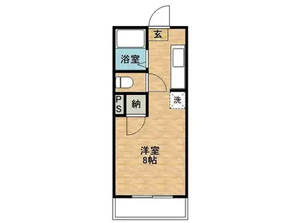 グレイス荒田壱番館(ワンルーム/5階)の間取り写真