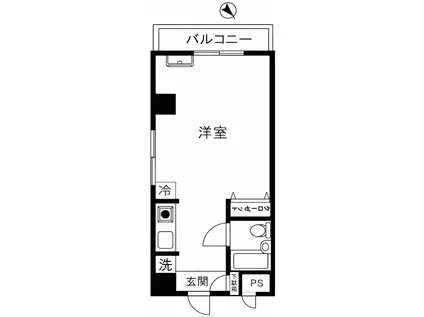 日神パレス西川口(ワンルーム/5階)の間取り写真