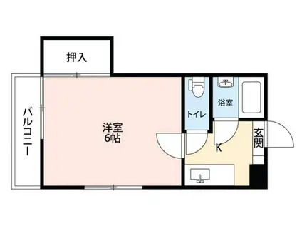 ストリーム原(1K/3階)の間取り写真