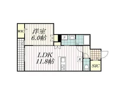 メゾン・ド・ロンジュ(1LDK/3階)の間取り写真
