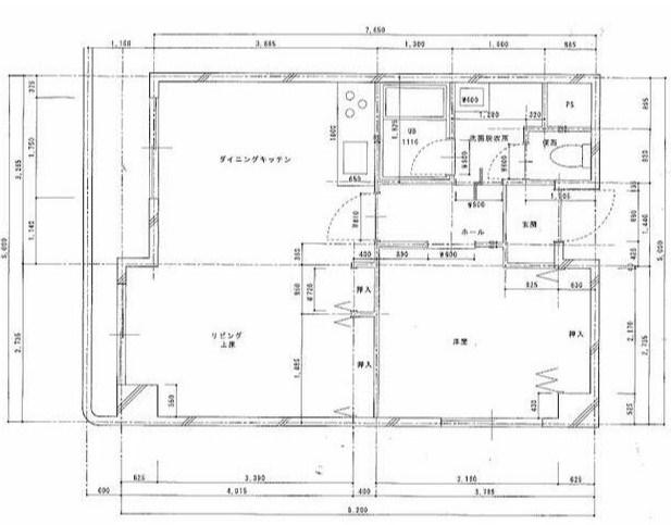 CASA DE INOYA(1LDK/4階)の間取り写真