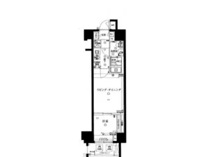 プレミアム三ノ輪(1LDK/6階)の間取り写真