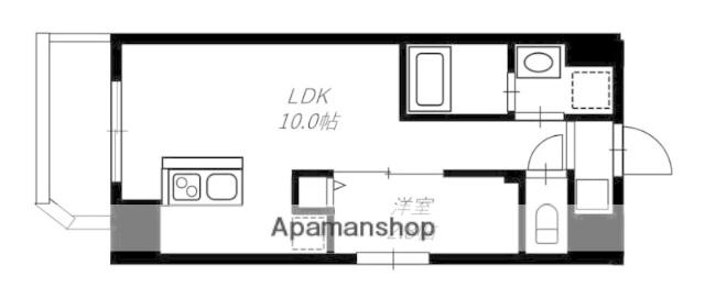 リヴシティ横濱末吉町弐番館(1LDK/3階)の間取り写真
