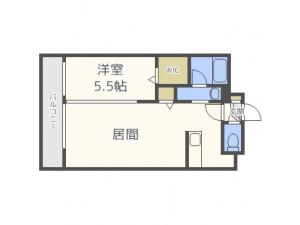 CILIEGIO円山(1LDK/3階)の間取り写真