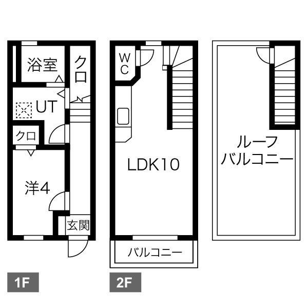 アークレジデンス大曽根(1LDK/1階)の間取り写真